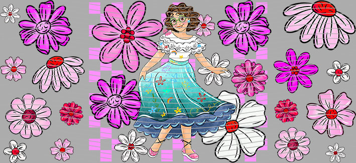 16oz Disney style-D-2066